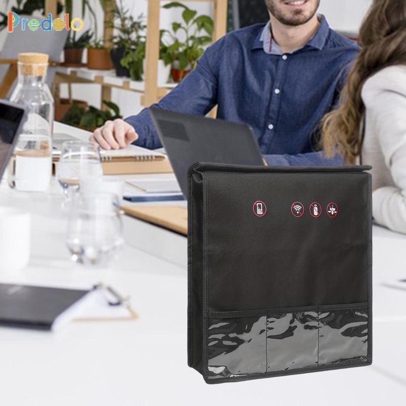 [Predolo] Faraday Bag Black Anti Tracking Faraday Pouch for Car Keychain ID Card Phone