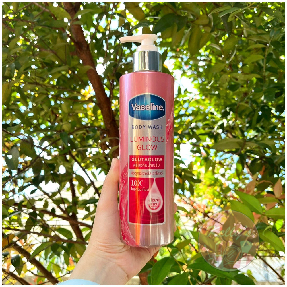 <<Kelly's Shop>> Vaseline Body Wash Luminous Glow Glutaglow 425 Ml. ผิวดูกระจ่างใส ฉ่ำโกลว์