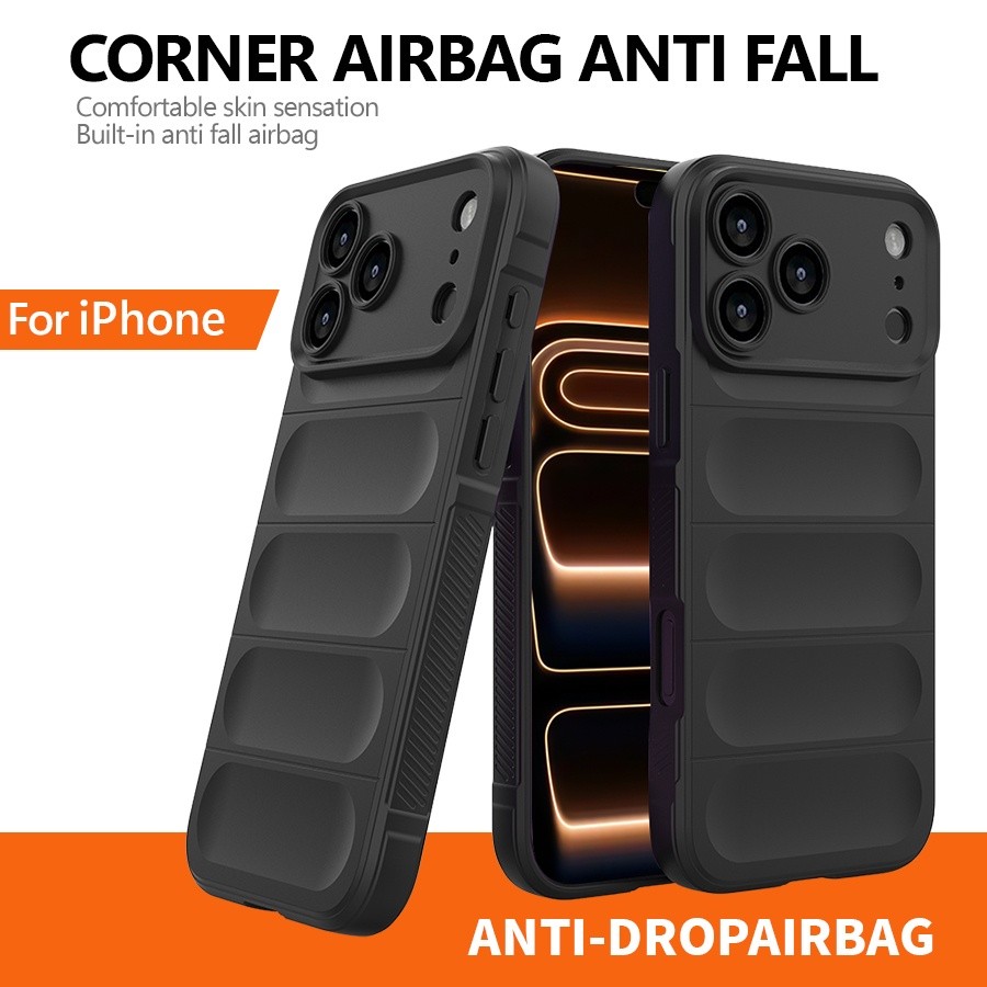 เคสโทรศัพท์กันกระแทก ชาร์จไร้สายด้วยแม่เหล็ก สำหรับ iPhone 17 Pro Max Air เคสกันกระแทกป้องกันการตกหล่น