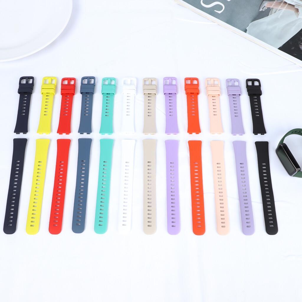 สายซิลิโคน for Smartwatch Huawei Band 10 9 8 NFC แถบยางนิ่มสำหรับกีฬา for Huawei Band 10 9 8 NFC - รูปที่ 4