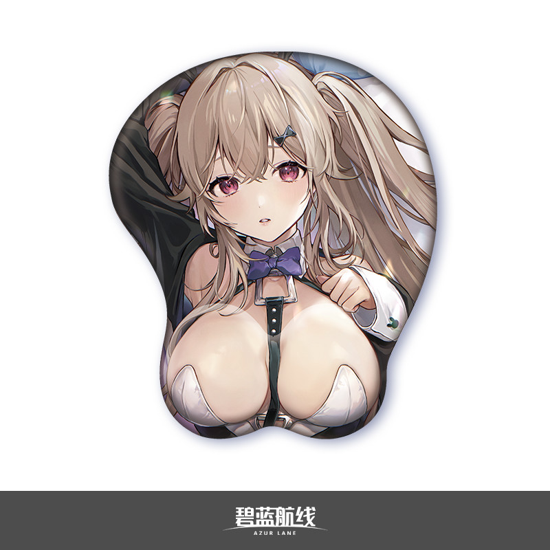 [คลังสินค้าพร้อม] Azur Lane Azur Lane Bunny Girl Azur Lane แผ่นรองเมาส์สามมิติรุ่นของแท้อย่างเป็นทาง