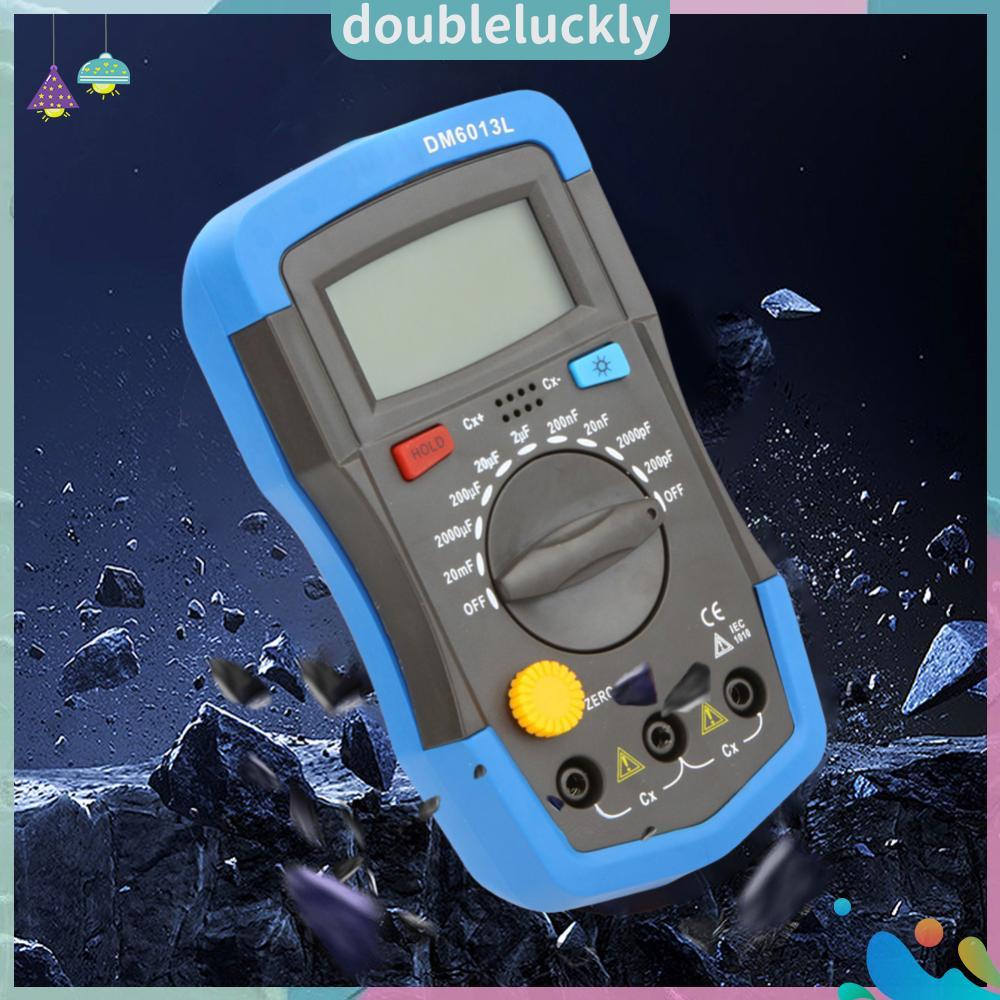 ✿DL1♣DM6013L Digital Capacimeter ที่มีประโยชน์ LCD Backlight 200pF ~ 20mF เครื่องมือวัด