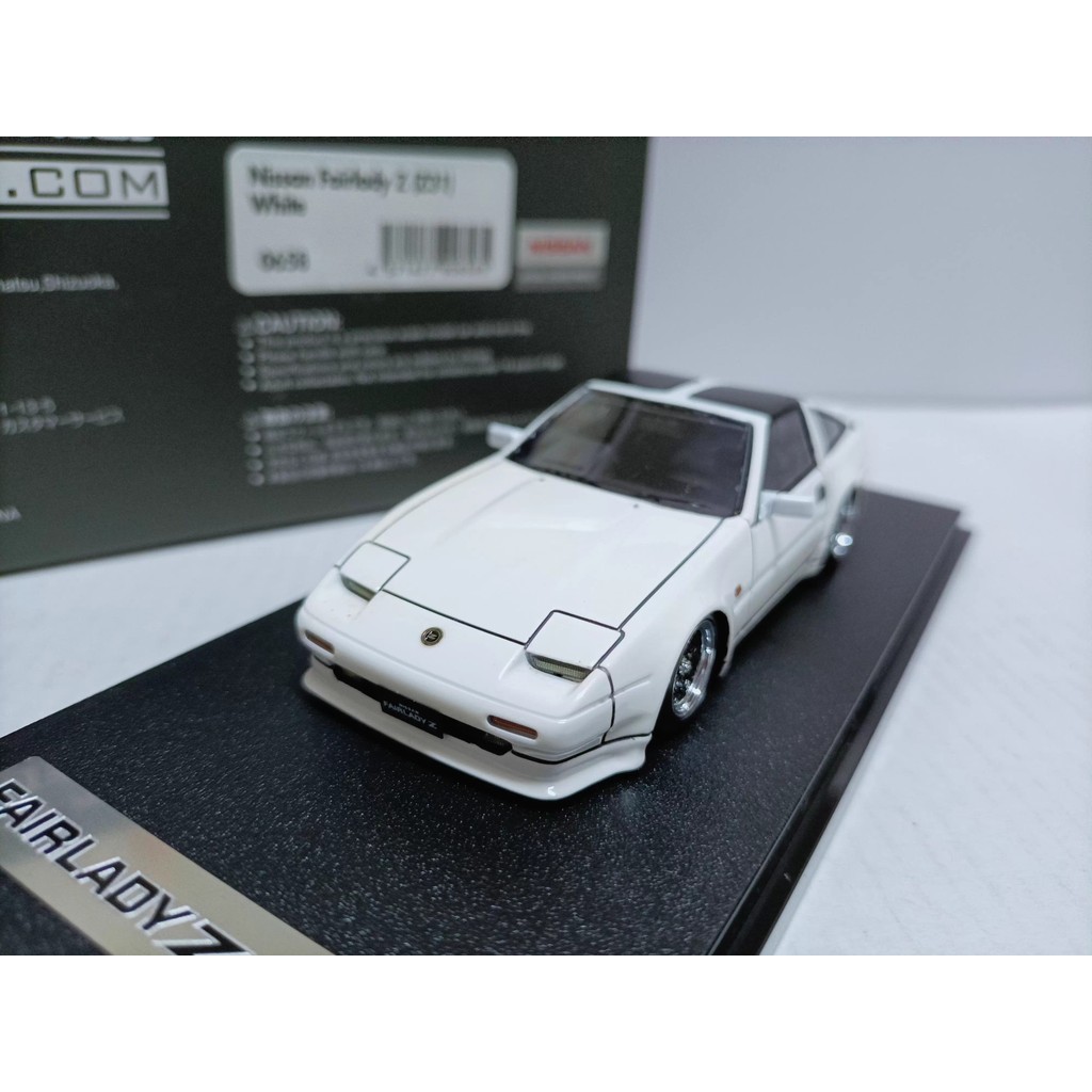 IG 1 43 Nissan Lady ดัดแปลงรถสปอร์ตรุ่น Nissan Fairlady Z Z31 VG30 สีขาว