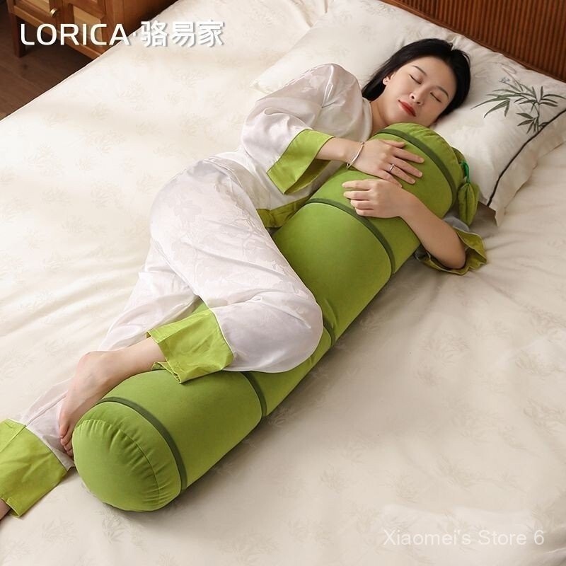 Luo Yi Home Boys and Girls Body Pillow Sleeping Long Pillow for Legs Bed Side Sleeping Cushion Long 