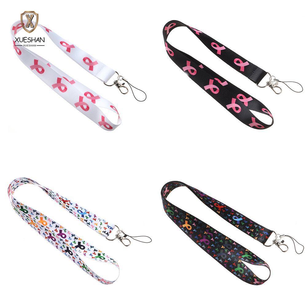 XUESHAN สายคล้องคอกุญแจเชือกเส้นเล็ก NHS Badge Holder