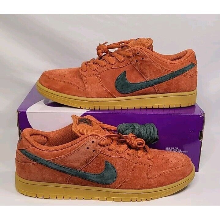 Nike SB Dunk Low Burnt Sunrise | บุรุษ | Orange Vintage Green Gum + Lacessp881