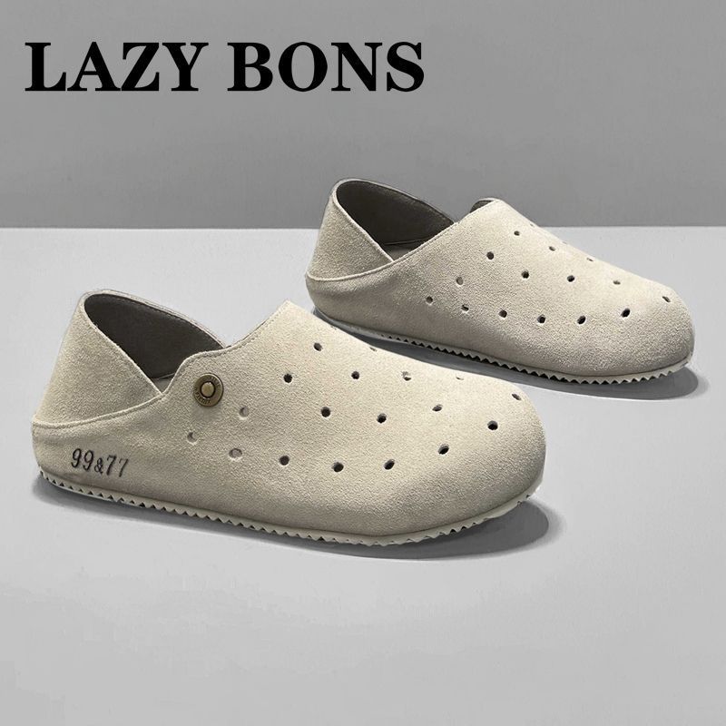 LAZYBONS รองเท้าพ่อเต็มกระเป๋าสตางค์ผู้ชาย外穿质软底外户外套山休闲鞋乐福รองเท้าLAZYBONS Lazy รวมทุกอย่างรองเท้าแตะสําหรับผู้ชายcnxf