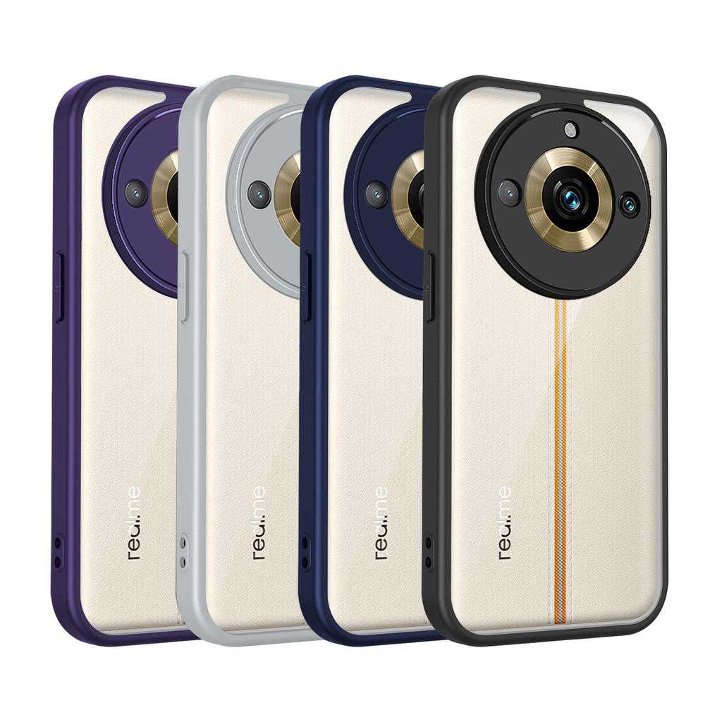 เคส Realme 11 Pro Plus 5G ปลอกหรูหรา Frosted โปร่งใสสําหรับ Realme 11 Pro 5G เคสโทรศัพท์