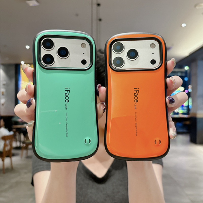 แฟชั่น iFace Case สําหรับ iPhone 17 Pro Max 12 13 14 15 16 Pro Max เคสซิลิโคนกันกระแทกแบบเต็ม