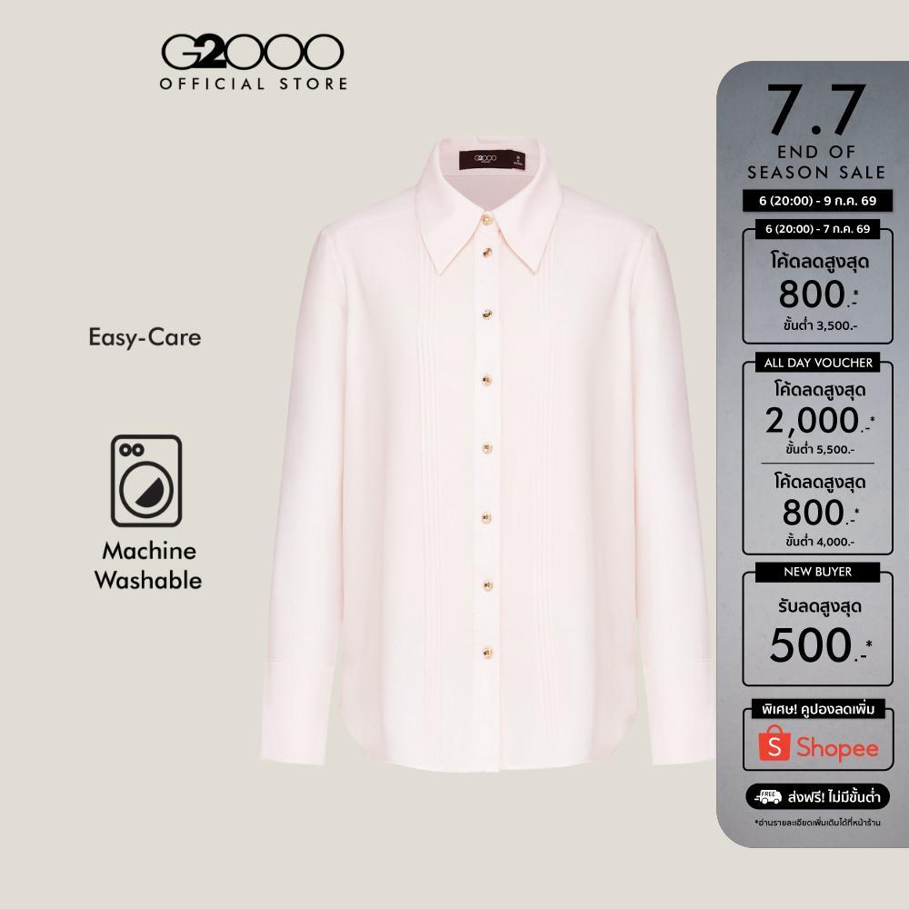 G2000 เสื้อเบลาส์สำหรับผู้หญิง ทรง Relaxed Fit รุ่น 5624606522 PINK
