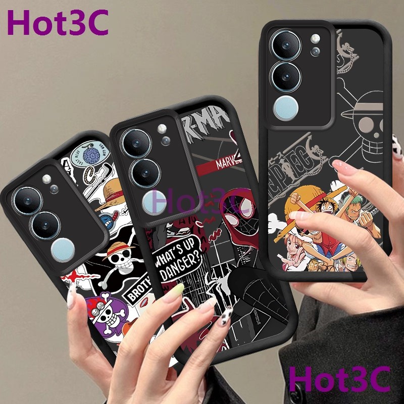 เคส for Vivo V29 5G/Vivo V29 Pro 5G tpu HYKJ ซิลิโคนอ่อนนุ่ม Kawaii การออกแบบแบรนด์ JGS เคสโทรศัพท์