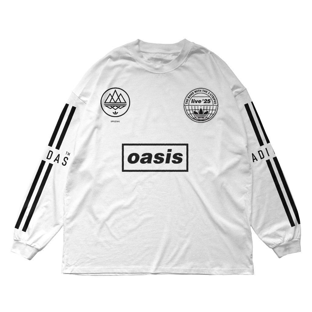 เสื้อยืดแขนยาววง Oasis X Adid4s I UNISEX
