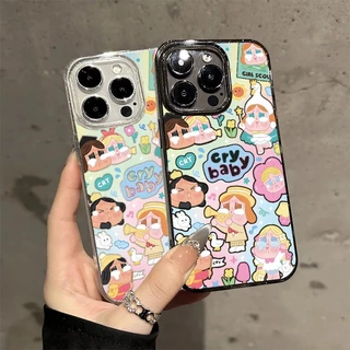 🦋เคสไอโฟน เคสใสกากเพชร สำหรับ iPhone17 11 16 pro max 13 12 14 15 promax 7 plus เคสใสกันกระแทก วิจิตร