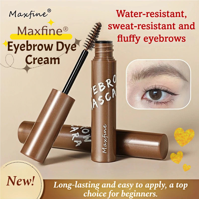 แม็กซ์ไฟน์ ®   Eyebrow Tinted Color Gel Dye Cream Long Lasting Waterproof Eyebrow Tint Pen Makeup Ve
