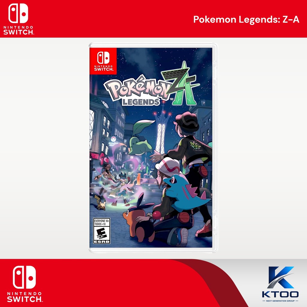 Pokemon Legends Z-A📍(มือ1,มือ2) (Nintendo Switch) (US/EUR/ASIA/JP) สินค้าพร้อมจัดส่ง (Pokemon ZA)