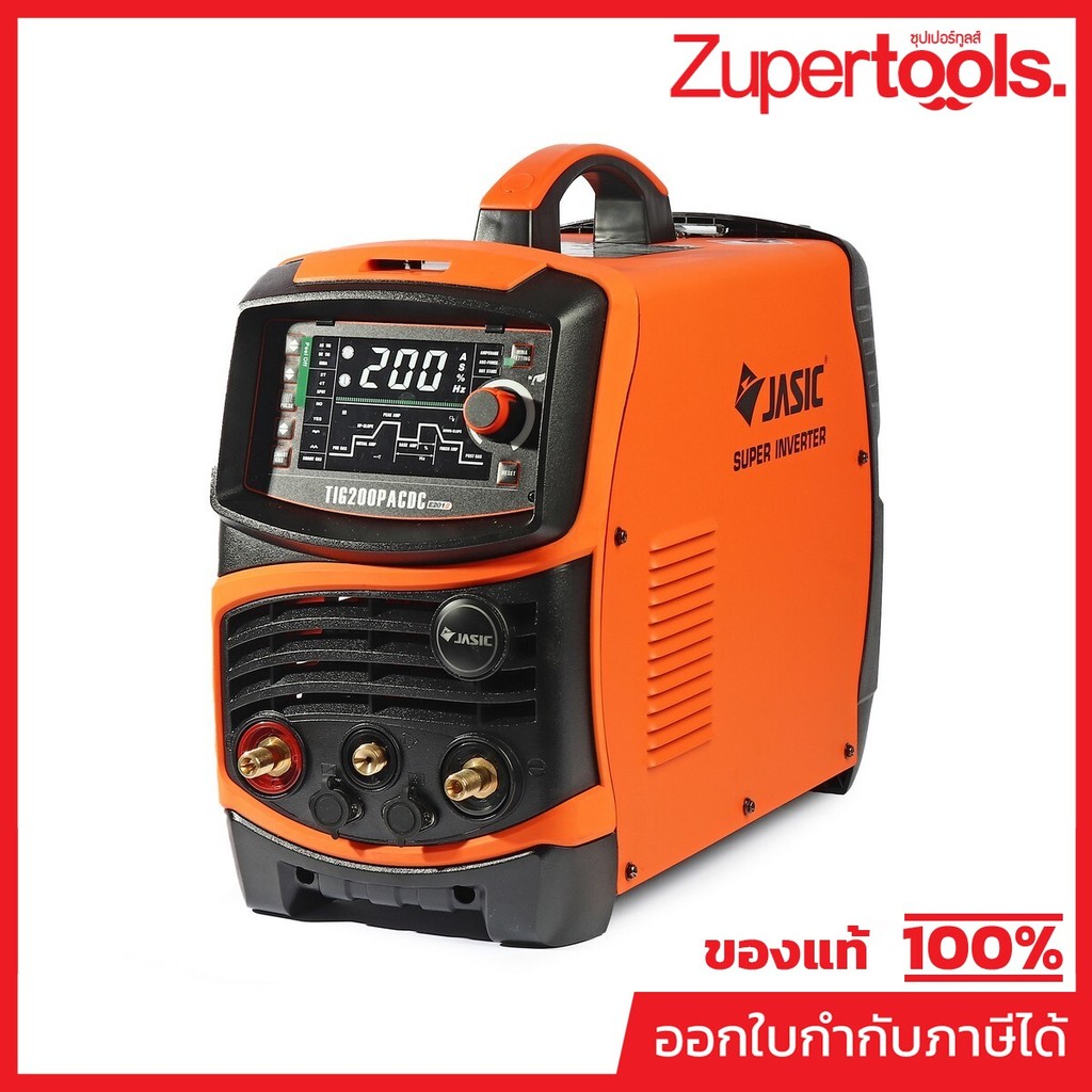JASIC เครื่องเชื่อม TIG / MMA รุ่น TIG200PACDC E201II  1 เฟส 6 KVA TIG Pulse AC/DC ระบบป้องกัน IP21S