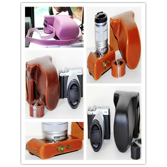 Fuji XM1 XA1 XA1 XA2 กระเป๋ากล้อง XA3/XA5/XA7 เคสหนังเฉพาะ XA10 XA20 กระเป๋าย้อนยุค