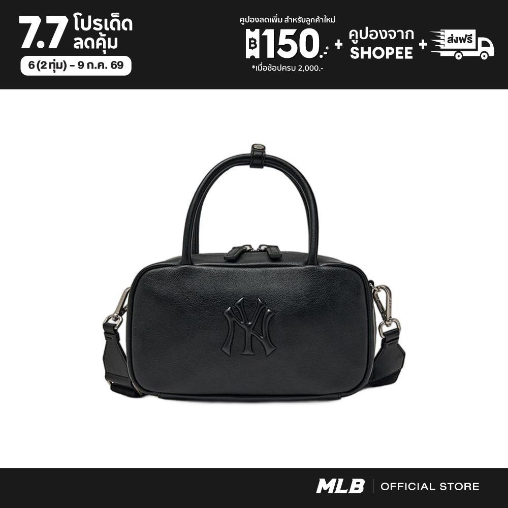 MLB กระเป๋าสะพายข้าง ยูนิเซ็กซ์ Basic Vintage Logo Cross Bag รุ่น 3ACRV016N 50BKS สีดำ