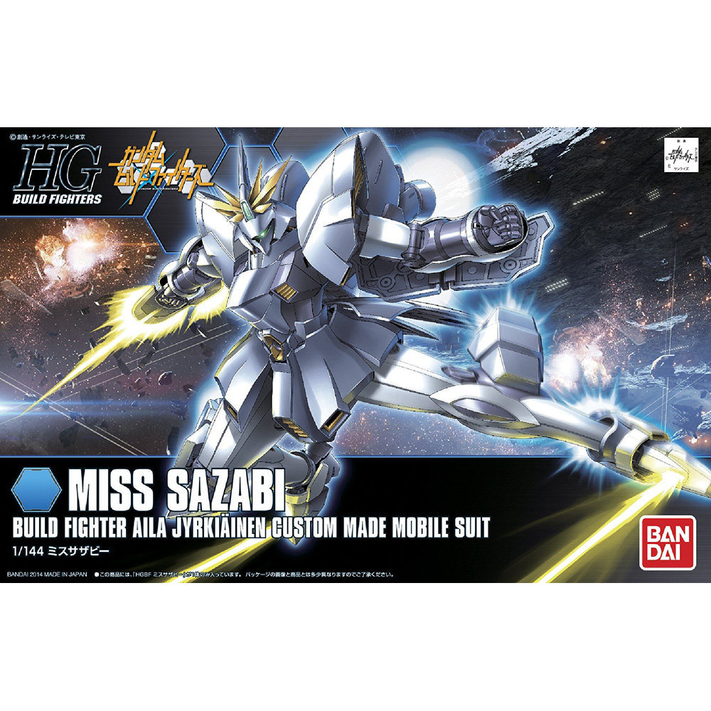 GUNDAM HG HGBF 012 1/144 สุภาพสตรี sazabi miss sazabi miss sazabi อะนิเมะ สินค้าของสะสมประกอบของขวัญ