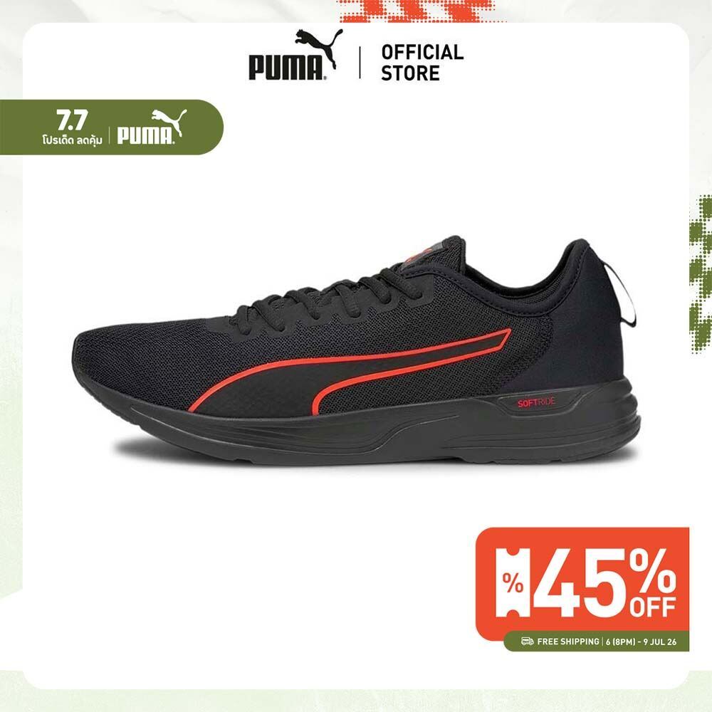 PUMA RUNNING - รองเท้าวิ่ง Accent สีดำ  19551502