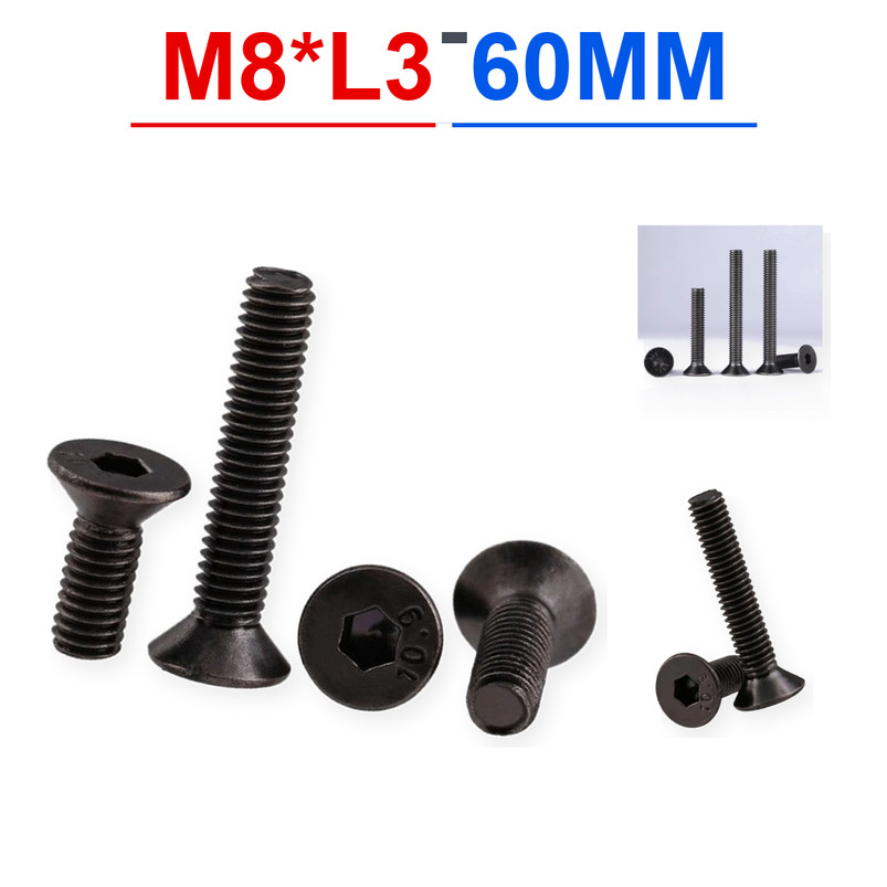 โบลท์ หัวจมหกเหลี่ยม หัวจม M2-M8 ชุบนิกเกิล แข็งแรง กันสนิม [RIGO1]