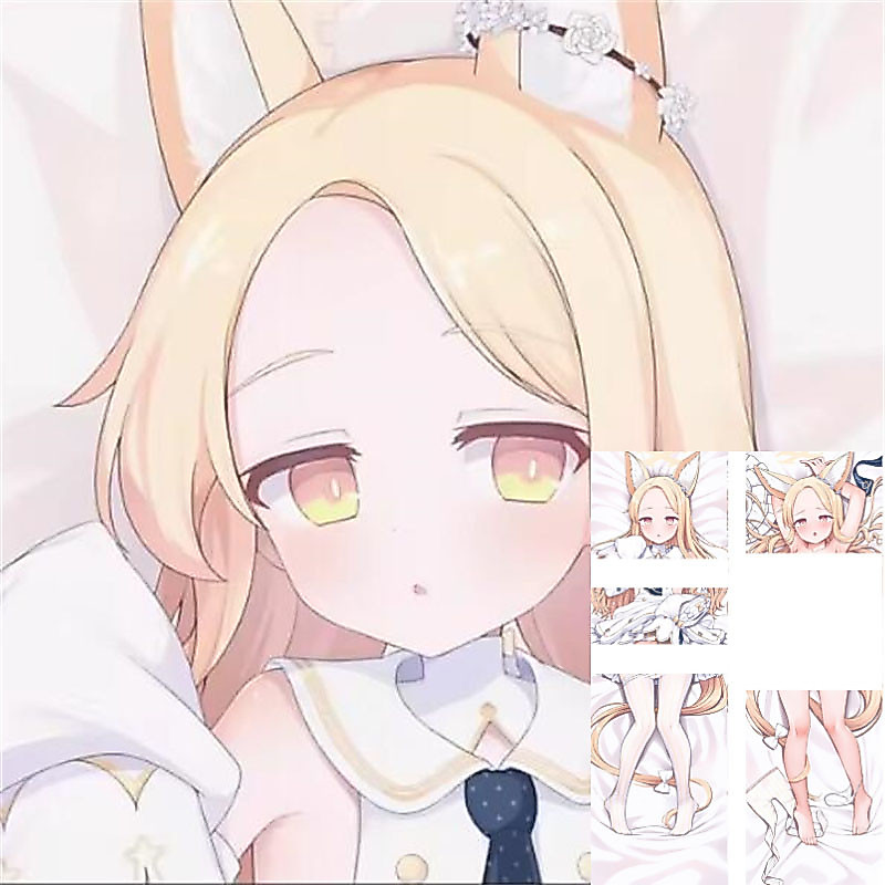 อะนิเมะ Blue Archive Yurizono Seia คอสเพลย์ Dakimakura 2WAY หมอนญี่ปุ่น Otaku หมอนเบาะรองนั่ง