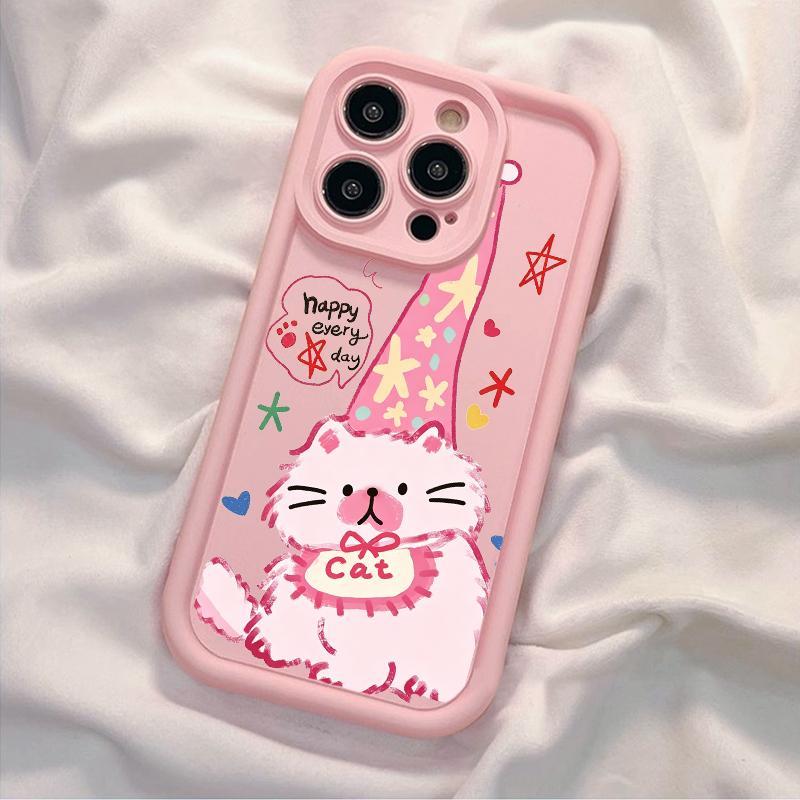 แมวน่ารักกรณีRealme C100 C75 C71 C65 C63 C83 C85 C61 14X 14T 15T 16T 15X C35 Note70 Note80 C30 C31 C