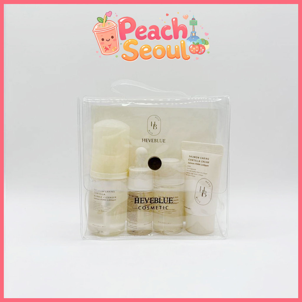 [HEVE BLUE] Salmon Caring Centella Special Travel Kit Bag
