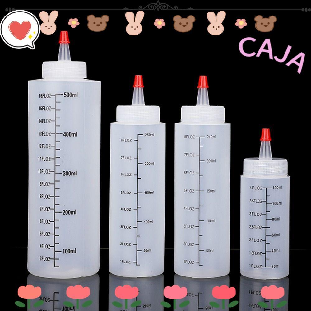 CAJA1 ขวดซอสบีบ,ขวดบีบแบบใช้ซ้ําได้พลาสติก,อุปกรณ์ครัวซอสสลัดน้ําเกรวี่เรือ