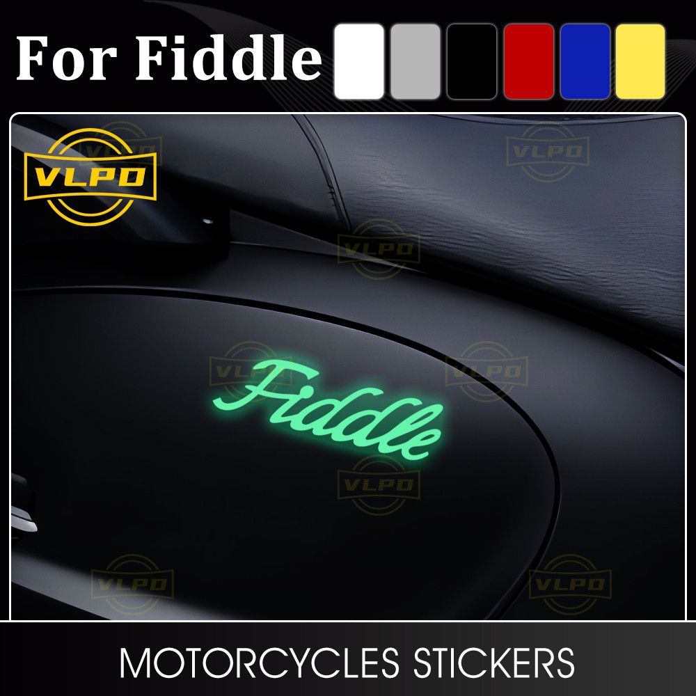 รถจักรยานยนต์เรืองแสงสติกเกอร์กันน้ํารูปลอกสําหรับ SYM Fiddle 2 3 4 125 50cc Fiddle2 Fiddle3/4 2017-