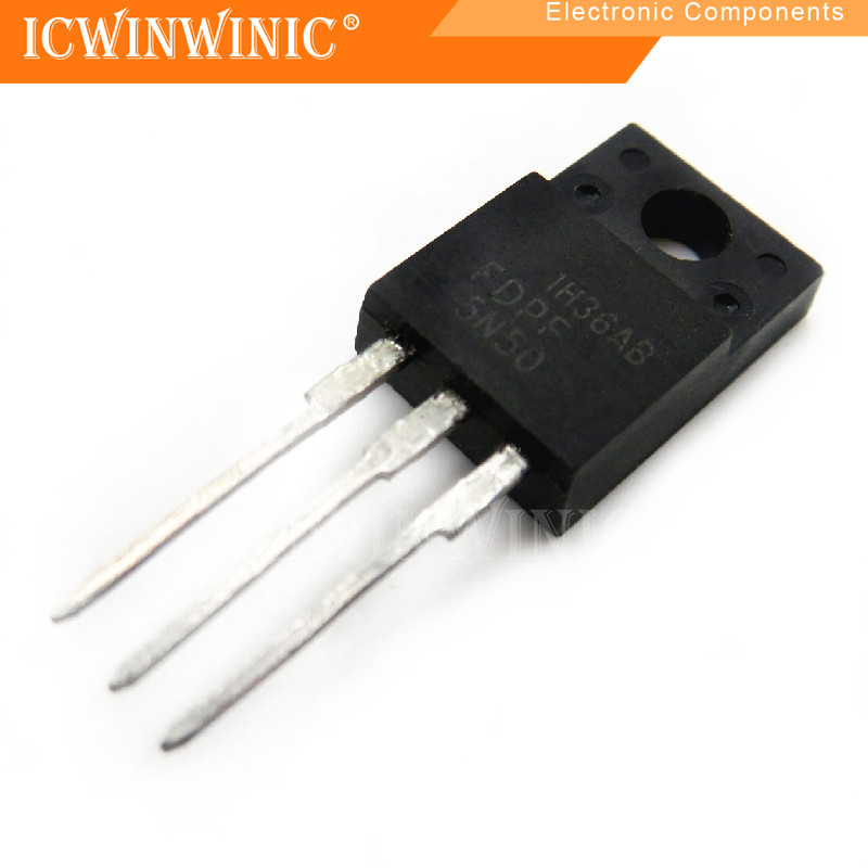 5 ชิ้น FDPF5N50UT FDPF5N50 TO-220F วงจรรวม IC