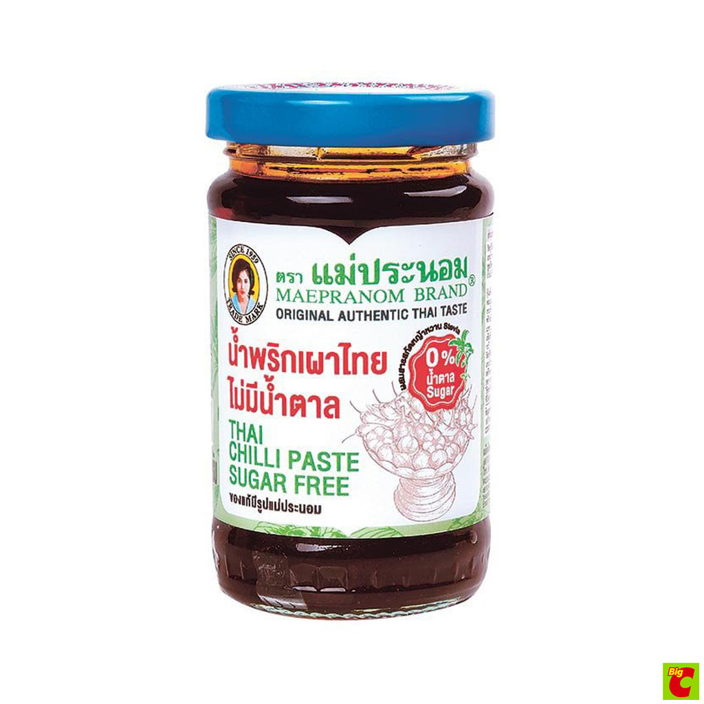 แม่ประนอม น้ำพริกเผาไม่มีน้ำตาล 114 ก.