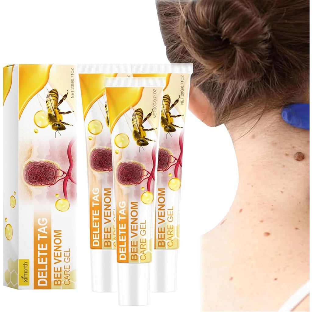 แพ็คเกจ 1/2/3 ชิ้น Bee Venom Removal Wart Agent, Bee Venom Removal Wart Label Remover, Non-Bee Venom