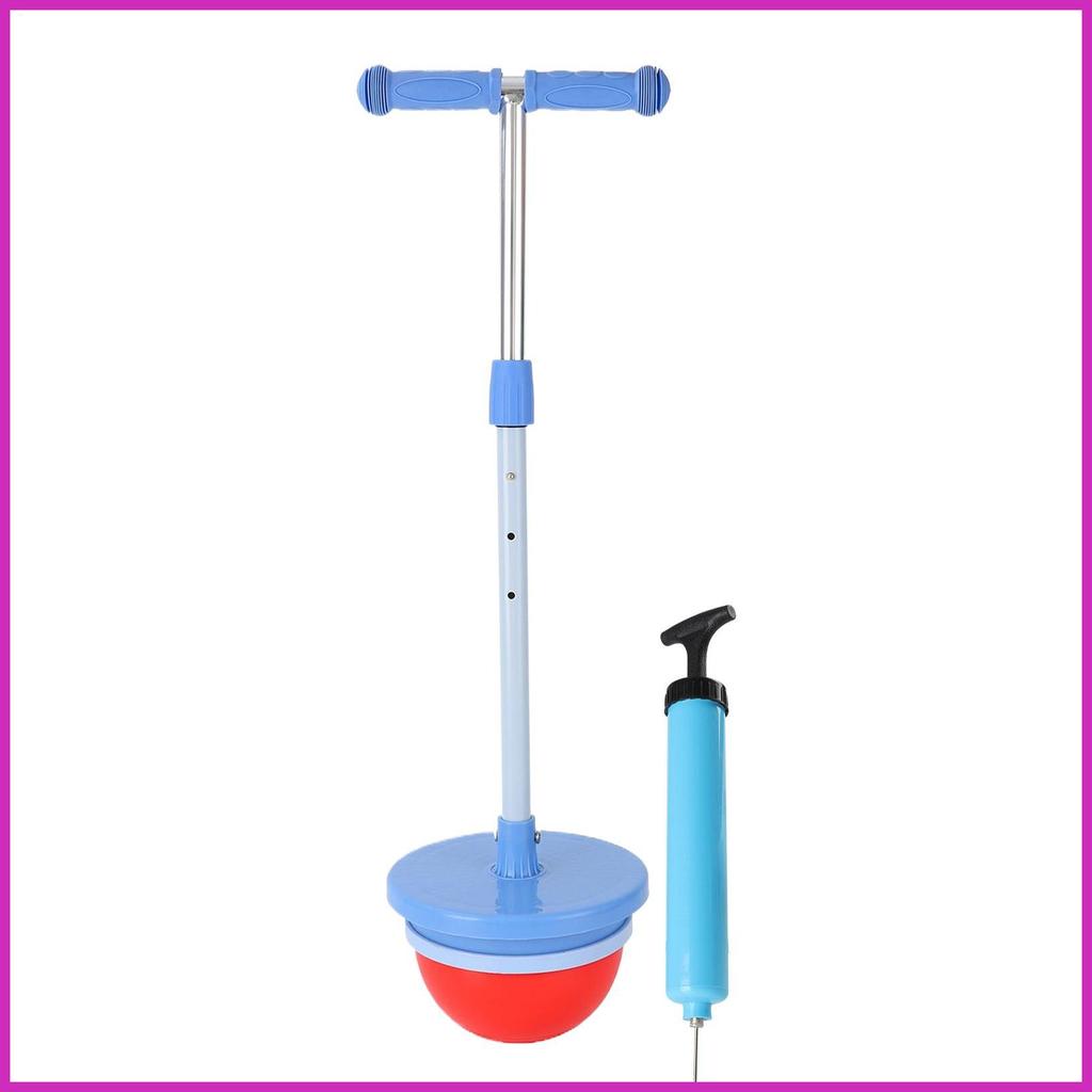 Bounce Ball Jumper Balance Stick พร้อมที่จับปรับ Ball สําหรับเล่นกลางแจ้งกลางแจ้งในร่มเด็กผู้หญิง ve