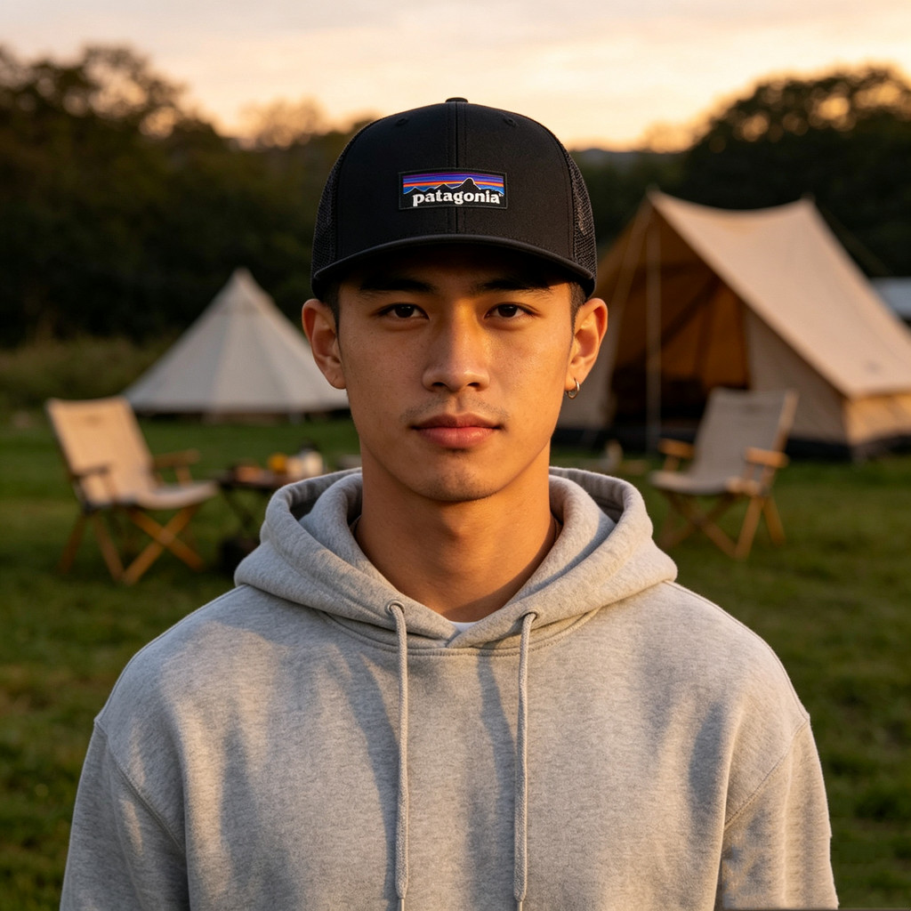 หมวกเบสบอล Breathable All-Match Flat Brim หมวกผู้ชาย รูปที่ 5