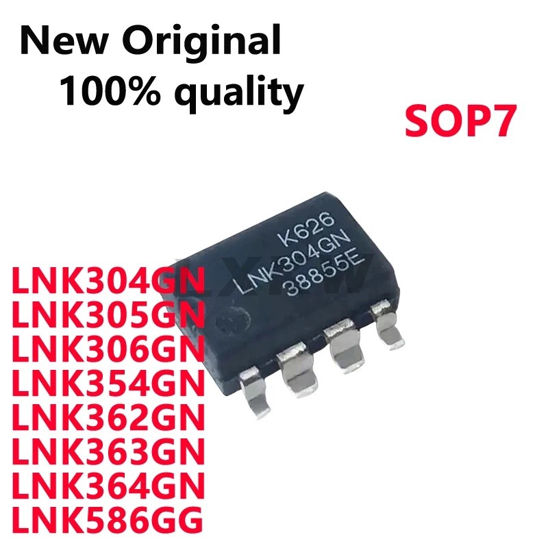 5PCS LNK304GN LNK305GN LNK306GN LNK354GN LNK362GN LNK363GN LNK364GN LNK586GG SOP-7 ชิปจัดการพลังงานใ