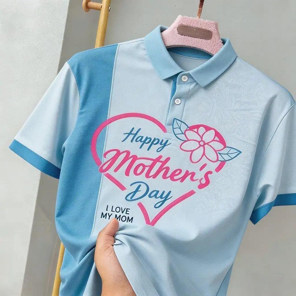 I love my mother 2026 เสื้อโปโลวันแม่ไทย แห้งเร็ว ระบายอากาศได้ดี สไตล์น่ารักสดใส ของขวัญพิเศษสําหรับวันแม่