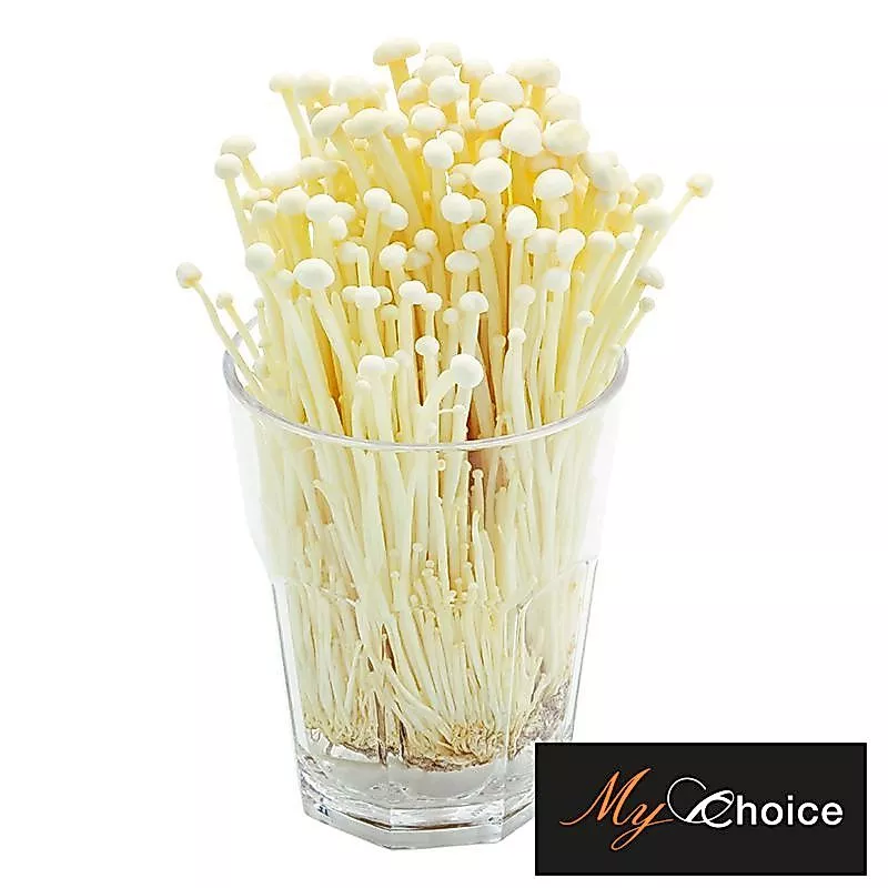 มายช้อยส์เห็ดเข็มทอง 200กรัม My Choice Enoki Mushroom 200g. [หมายเลขบาร์โค้ด 0000036431021 ]