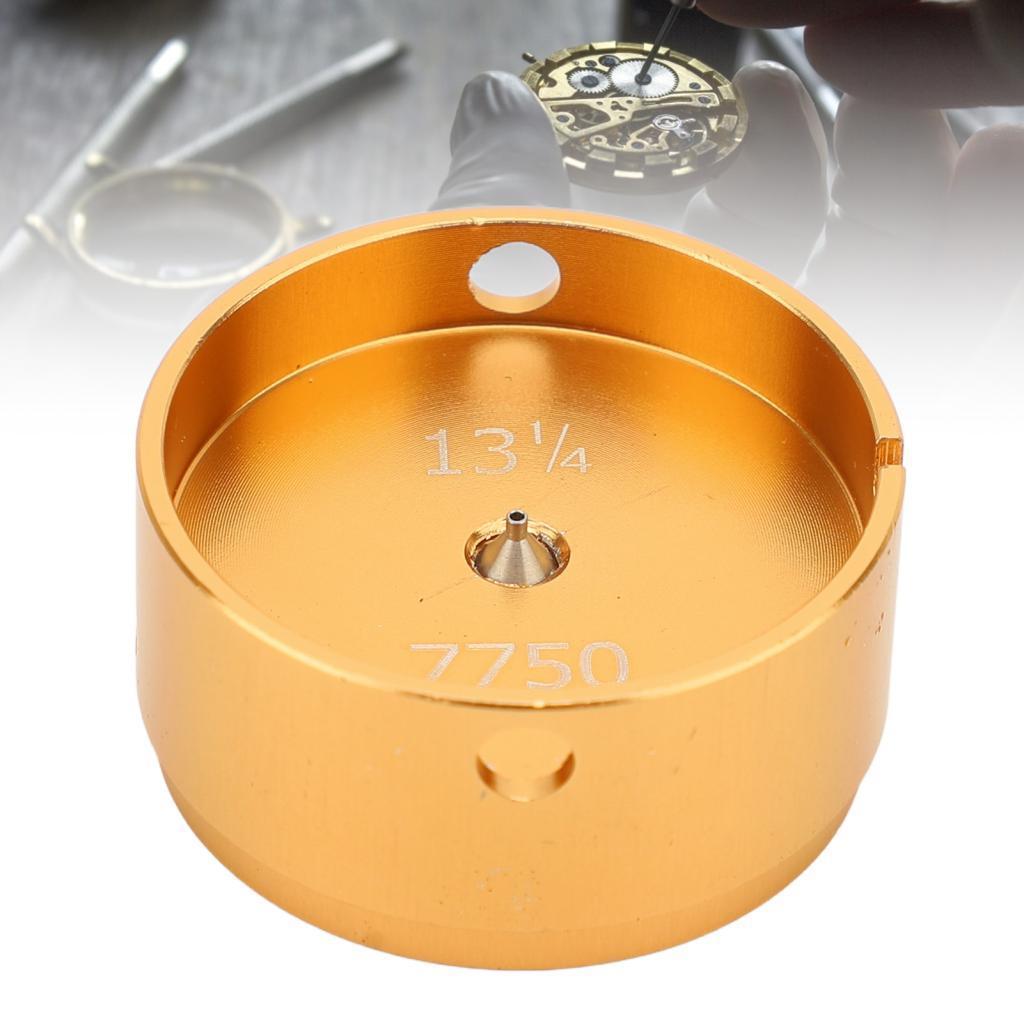 Keaostore Acooto Watch Movement Holder 7750 ฐานอลูมิเนียมซ่อมเครื่องมือบํารุงรักษาโลหะ