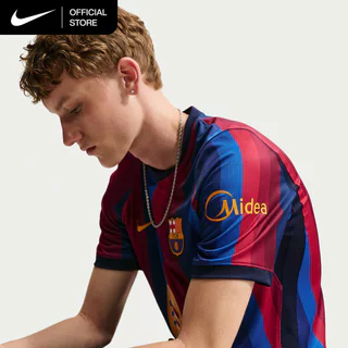 Nike Dri-FIT Men's FC Barcelona 2026/27 Stadium Home Soccer Replica Jersey Top - Deep Garnet [II1872-683]
