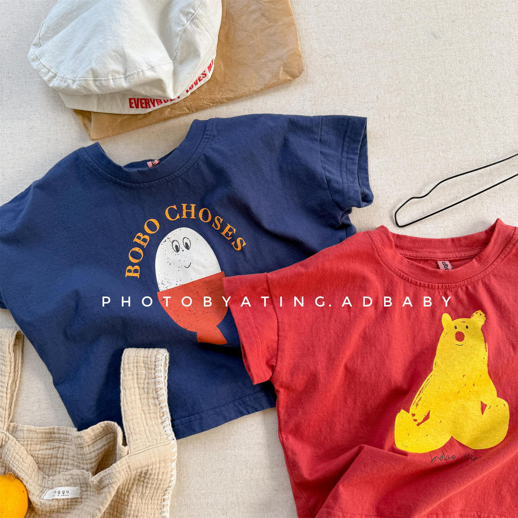 Huzhou Zhili เสื้อผ้าเด็กเด็กสาวเกาหลีเสื้อยืดแขนสั้นชายเสื้อ Bottoming 6283