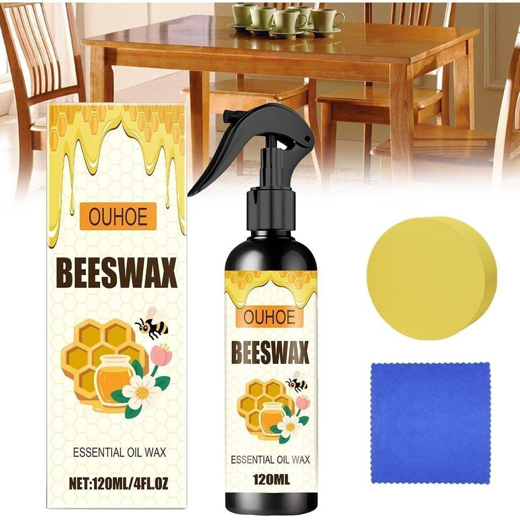 Beeswax Spray, Natural Beeswax Spray Furniture Polish, The Original Micro Molecularized Beewax Care 