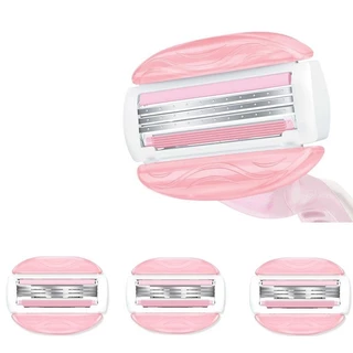 Gillette Venus ผู้หญิงมีดโกนใบมีด 3 ชั้นพร้อมสบู่บาร์ Smooth Shaving Blade Lady Body Curve เปลี่ยนตลับหมึกเติม 3 ชิ้น