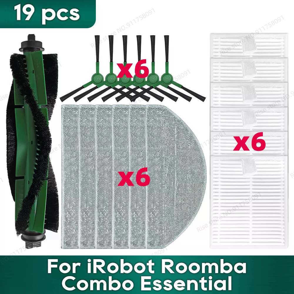 สําหรับ iRobot Roomba Combo Essential, (Roomba Vac Essential), Roomba 105 / 105X Combo, 104 อุปกรณ์เ