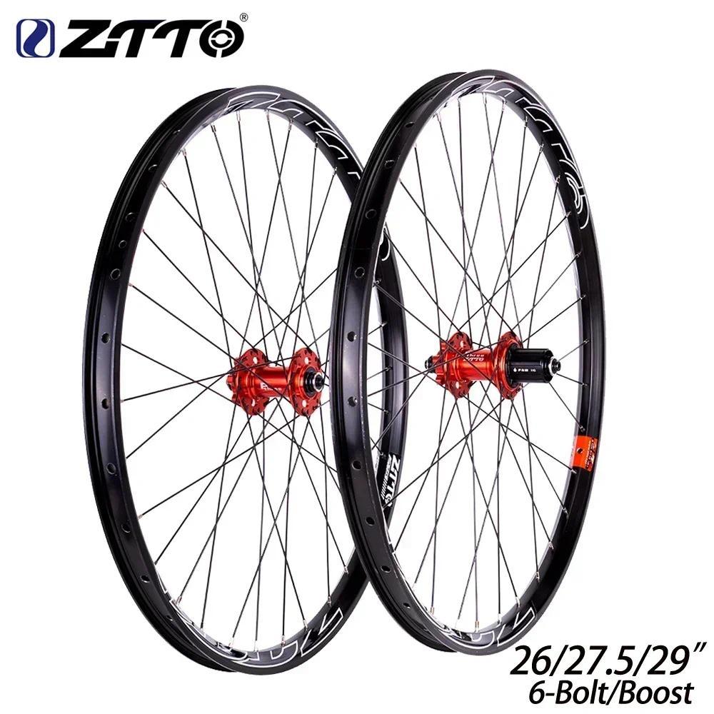 ZTZTTO MTB Bike Wheelset 26 27.5 29 32Holes Disc Brake MTB Bicycle AM Enduro DH Wheelset 110 148 Boo
