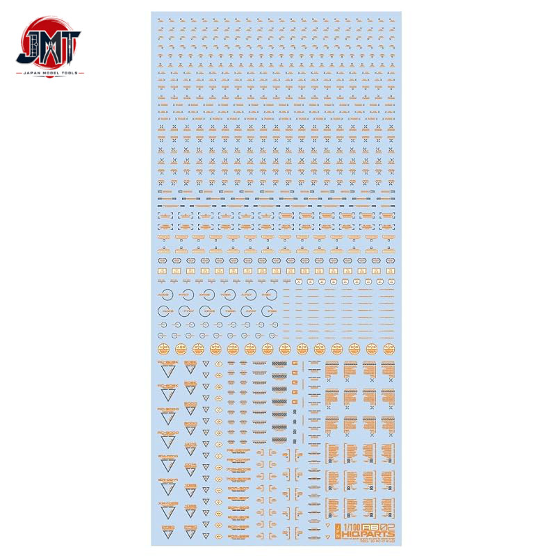 RB02 1/100 Scale Caution Decal Sheet (1 Sheet)