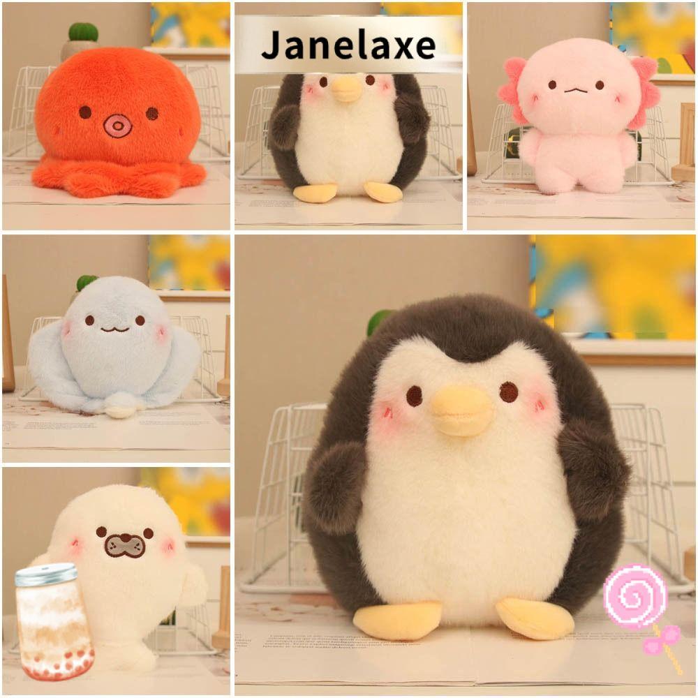JANELAXE ตุ๊กตา Companion ตุ๊กตา, ตุ๊กตาสัตว์ทะเลสัตว์หมอน, Kawaii เพนกวิน 22 ซม.สัตว์ของเล่นโต๊ะ
