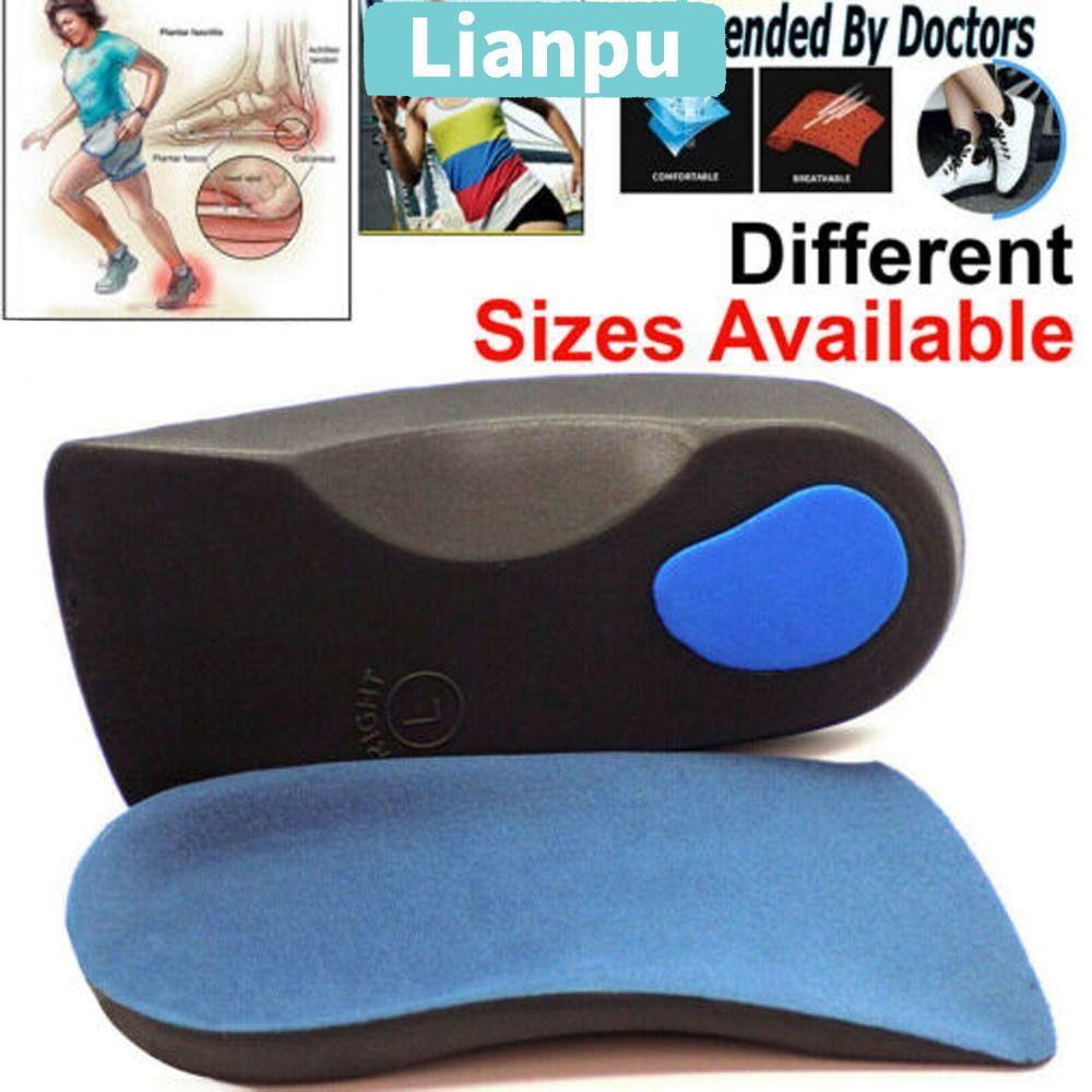 LIANPU รองเท้าแทรก Fallen Arches Anti Microbial Comfort น้ําหนักเบา Arch Support