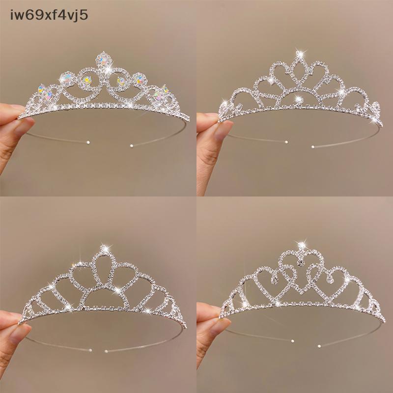 มงกุฎทองเครื่องประดับผมแต่งงานคริสตัล rhinestone มงกุฎและมงกุฎประดับผมเครื่องประดับ