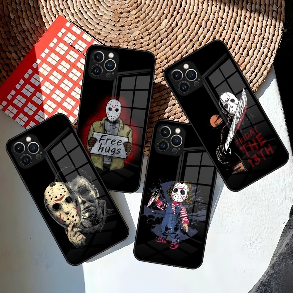 BK-1 J-Jason V-Voorheesเคสโทรศัพท์สําหรับIphone 16 15 14 12 11 13 Pro Max Mini X 8 Xr Xs 7 Pulsฝาครอ